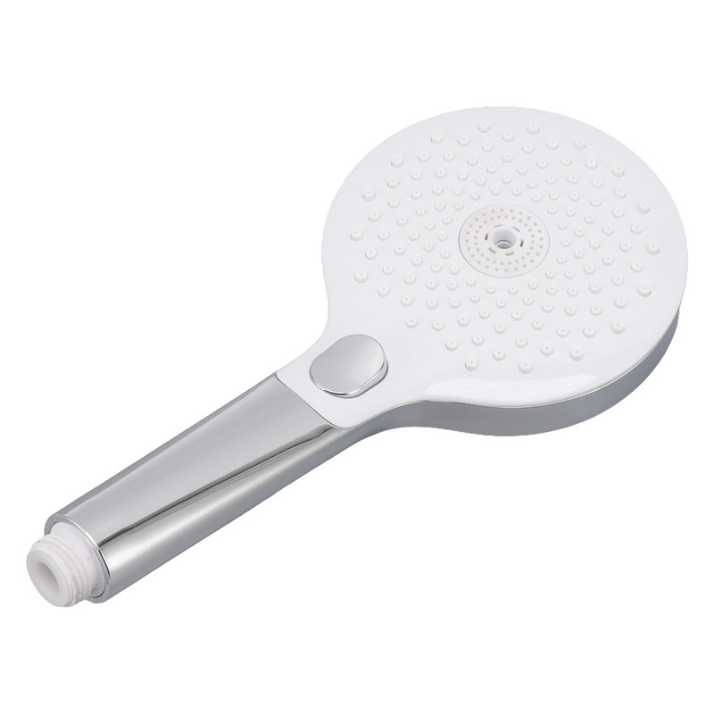 Home Bathroom Shower Head 3 Function Button Water Saving Silicone