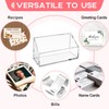 5x8 Index Card Holder, Clear Acrylic 5x8 Index Card Organizer