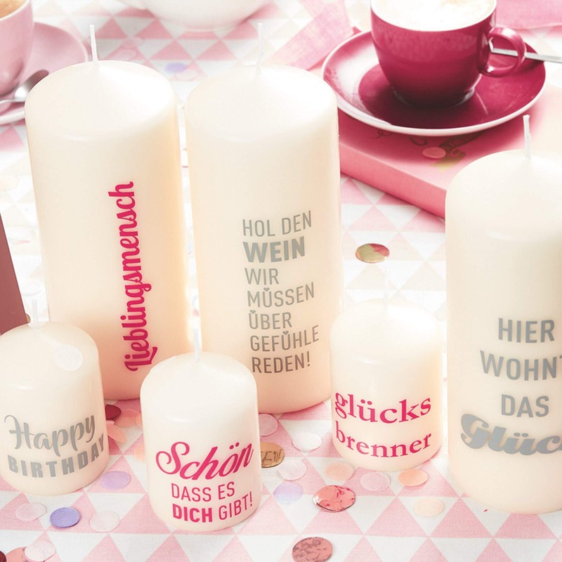 kerzilein Flame, Pink, 60 and Still Hot