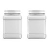 Mountain West Company 48 fl oz Square Clear Jar with