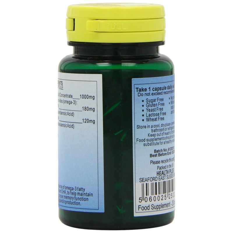 Health Plus Omega-3 Epa 1000mg Fish Oil Supplement - 30