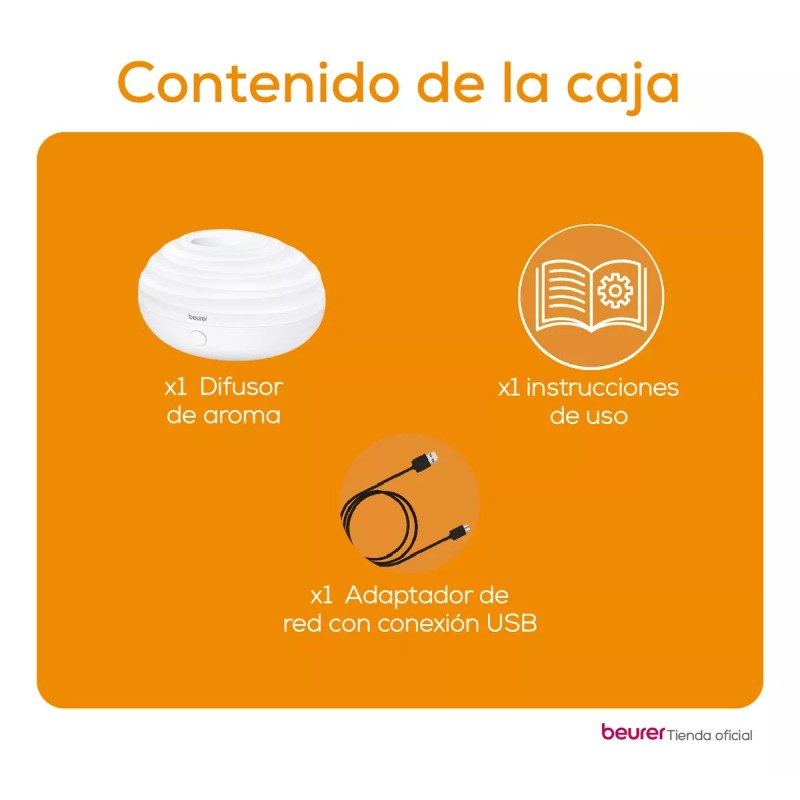 Beurer Difusor De Aceites Esenciales De Carga Usb La20 Beurer