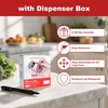 NATURALABEL 500 PCS Blank Removable Freezer Labels with Dispenser -