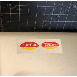Tonka 1974 - 1975 Door Logo Replacement Decal Set