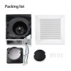JOEAONZ Bathroom Fan 110 CFM Energy-Saving Household Bath Vent Extractor