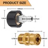 TaoTazon Pressure Washer Quick Connect Kit, Power Washer Adapter Set