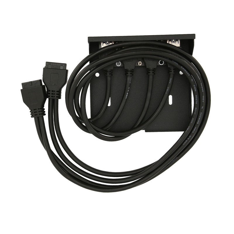 USB Front Panel 4 Ports USB 3.0 Dual 19 Pin