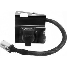 VEHITO 99-01 Ford F250 F350 Super Duty 4-Pin & 7-Pin Trailer Tow Wiring Harness Plug