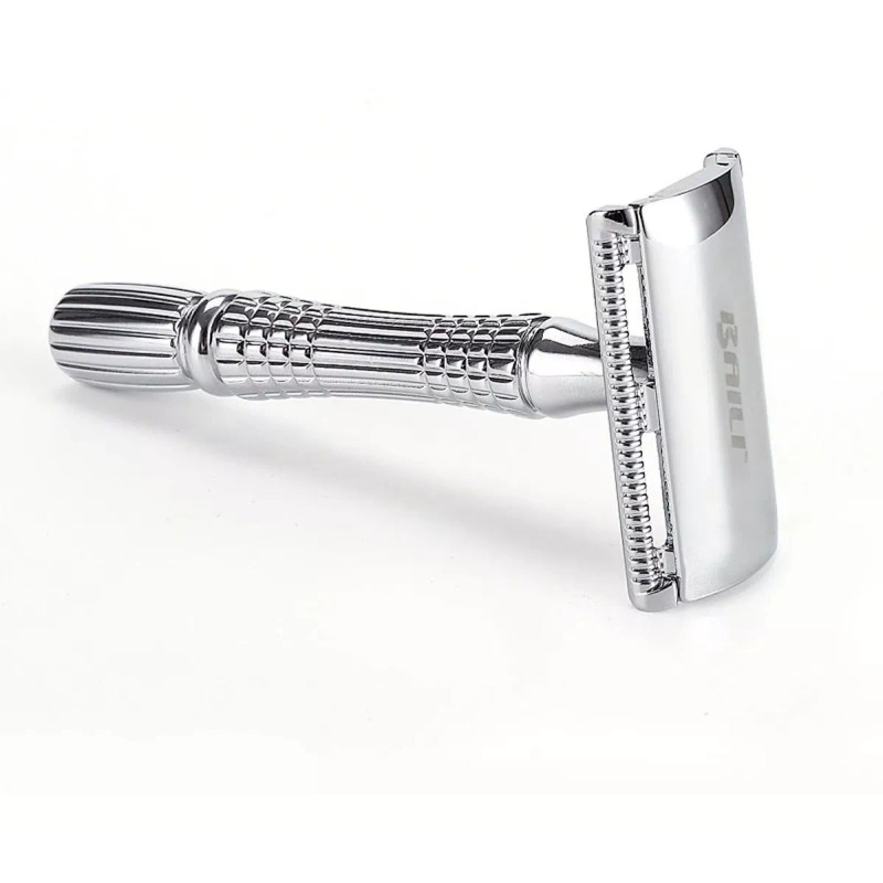 Veraly Rastrillo Clasico Barbero Desarmable Acero Inoxidable Full
