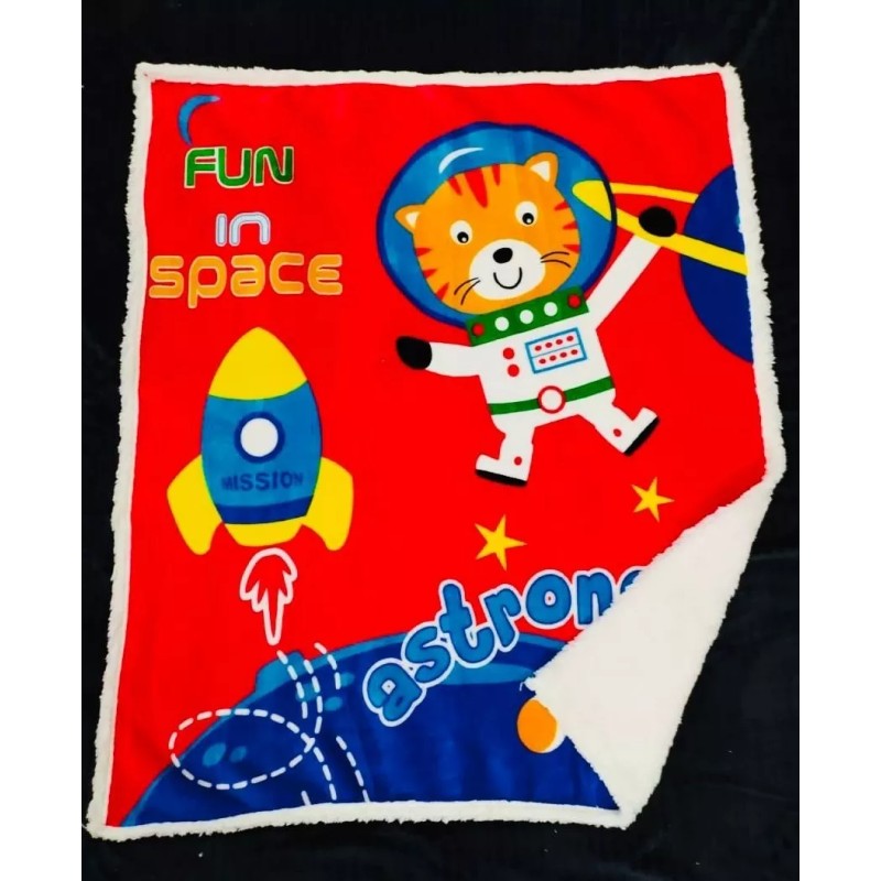 Carla Depot 10 Cobertor Para Bebe Reverso Borrego Surtido