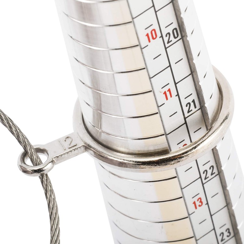 Jewelry Ring Mandrel Sizer Gauge Tools Set, Stainless Steel Ring