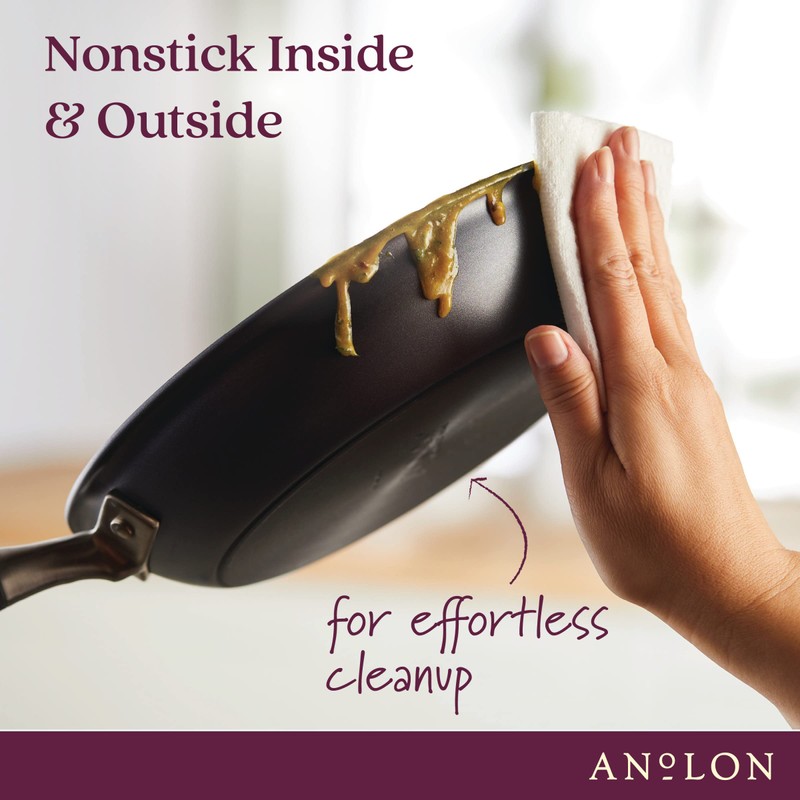 Anolon Advanced Hard Anodized Nonstick Divided Grill / Griddle Pan