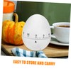 LABRIMP 2pcs Mechanical Egg Timer for Cooking 60 Min Countdown