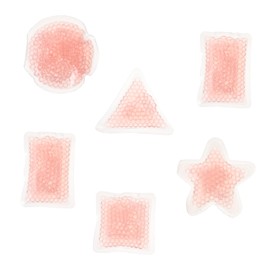 SAFIGLE 6Pcs Reusable Summer Ice Packs for Cold Hot Cooling Bags for Bruising Headaches Burns and Tired Eyes for Relief and Comfort