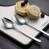 6 Pack Sporks Stainless Steel Forks and Spoons, Muulaii Metal