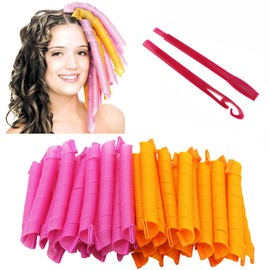 20PCS 45CM Magic Curly Hair Tools Curl DIY Rizadores para el cabello Herramienta espiral Circle Magic Styling Rollers