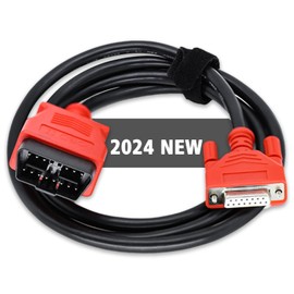 VZG OBD2 Diagnostic Test Cable, 16 Pin Main Test Cable for Autel, Work with Scanner for MaxiSys MS908/MS906/Mini MS905/DS808/DS808KIT/MK808/MP808/MP808K/9009 and other Scan Tool with Same Connector