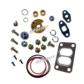 Turboparts Turbo Rebuild Kit w Gasket 4 Garrett T3 T4 T04B T04E Turbocharger 360 Thrust Brg