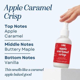 Scented Room & Linen Spray - Designer Fragrance for Home Ambiance - Scent: Apple Caramel Crisp