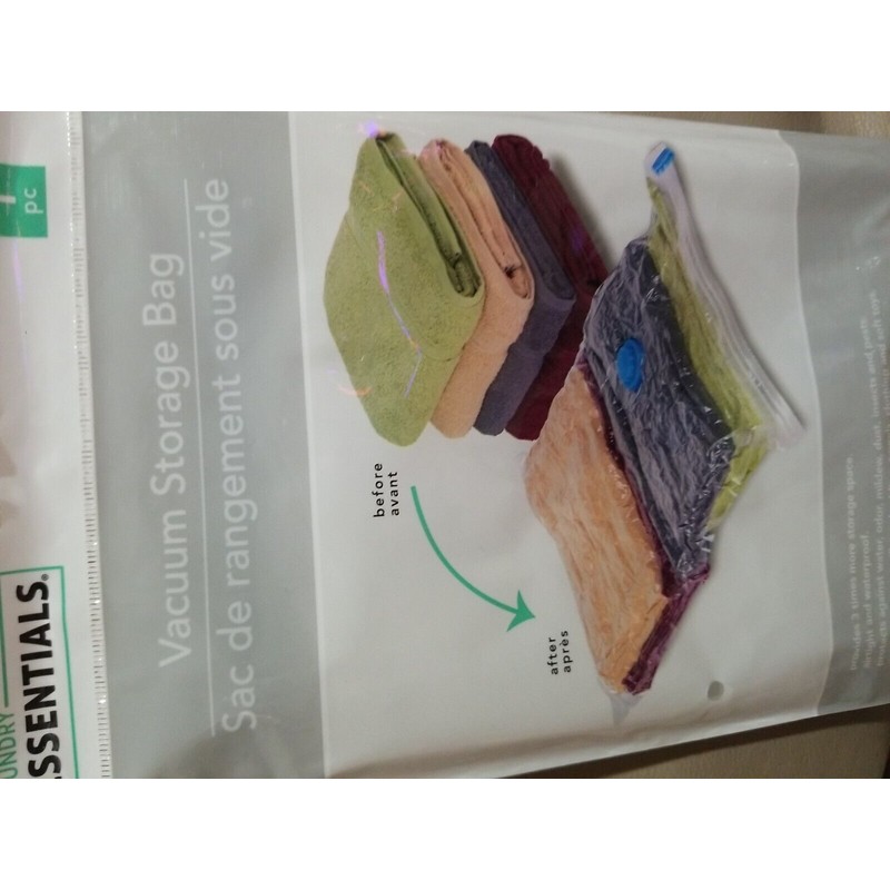 ESSENTIALS Lot Of 4 NEW ESSENTIALS Large VACUUM STORAGE BAG