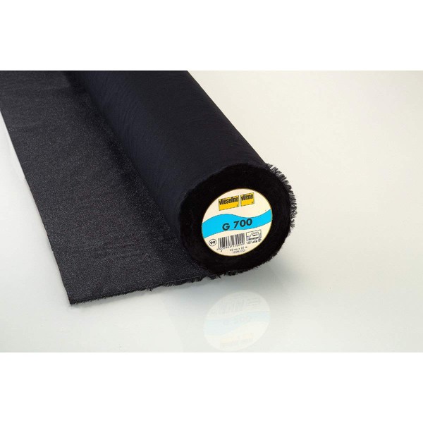 Vlieseline Gewebeeinlage, schwarz, 0,9 m x 1 m