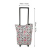 Household Portable Foldable Shopping Cart Utility Grocery Cart Large Elderly