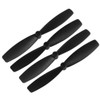uxcell RC Propellers 55mm CW CCW 2-Vane Main Rotors Black