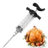 waloo Food Marinade Meat Injector Flavor Syringe, Beef, Poultry, Turkey,