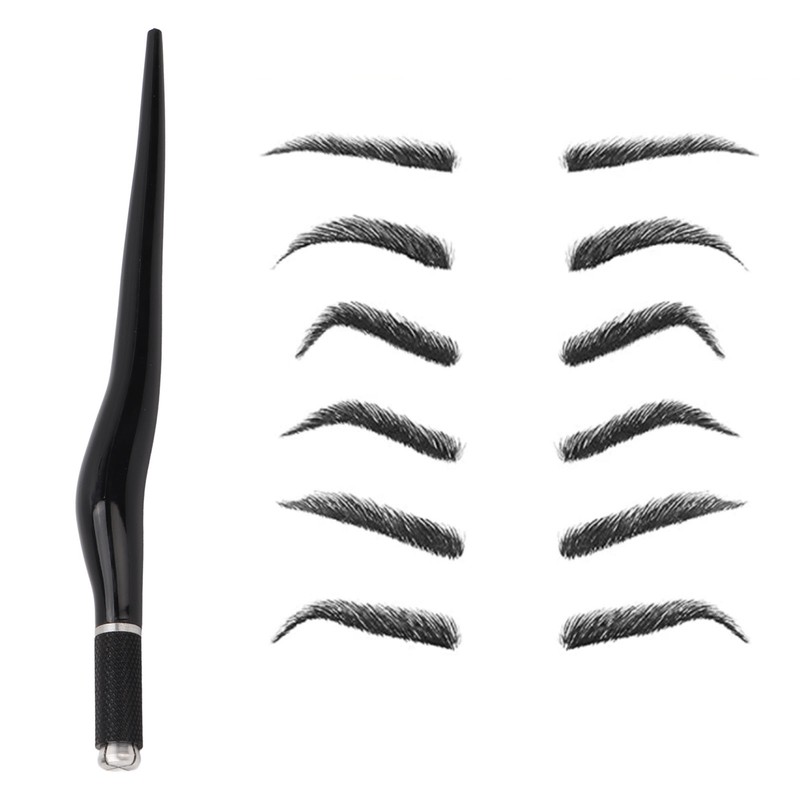 10pcs Manual Tattoo Microblading Pen Semi Permanent Eyebrow Lip Eyeliner