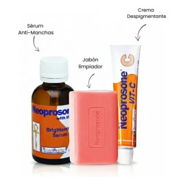 Kit Express Luminous Aclara Serum Crema Limpiador Con Vitamina C Aclarante y Blanqueador Neoprosone Rutina Completa de SkinCare VIRAL Quita Manchas Hi