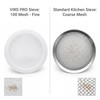 VIRS PRO 2-Pack Baby Brine Shrimp Sieve and Eggshell Separator