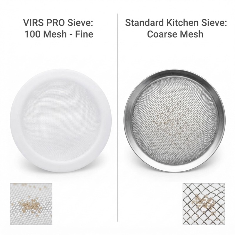 VIRS PRO 2-Pack Baby Brine Shrimp Sieve and Eggshell Separator