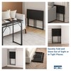 31.5" Folding Desk for Small Spaces, Compact Folding Table for