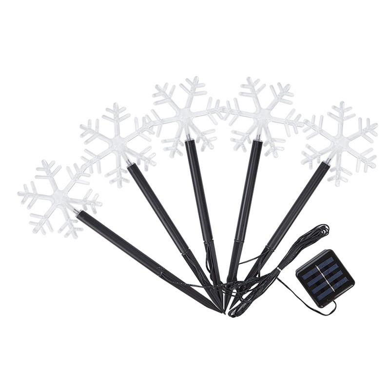 Solar Christmas Star Lights Outdoor Energy Saving Waterproof Solar Powered