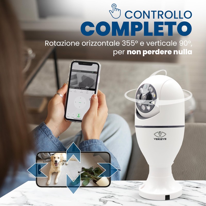 VeriEye Indoor WiFi Camera Mini Surveillance Camera for the Security