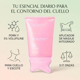 Crema Para Cuello Con PDRN Colágeno Y Aplicador Gua Sha 90 g