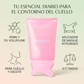 Crema Para Cuello Con PDRN Colágeno Y Aplicador Gua Sha 90 g
