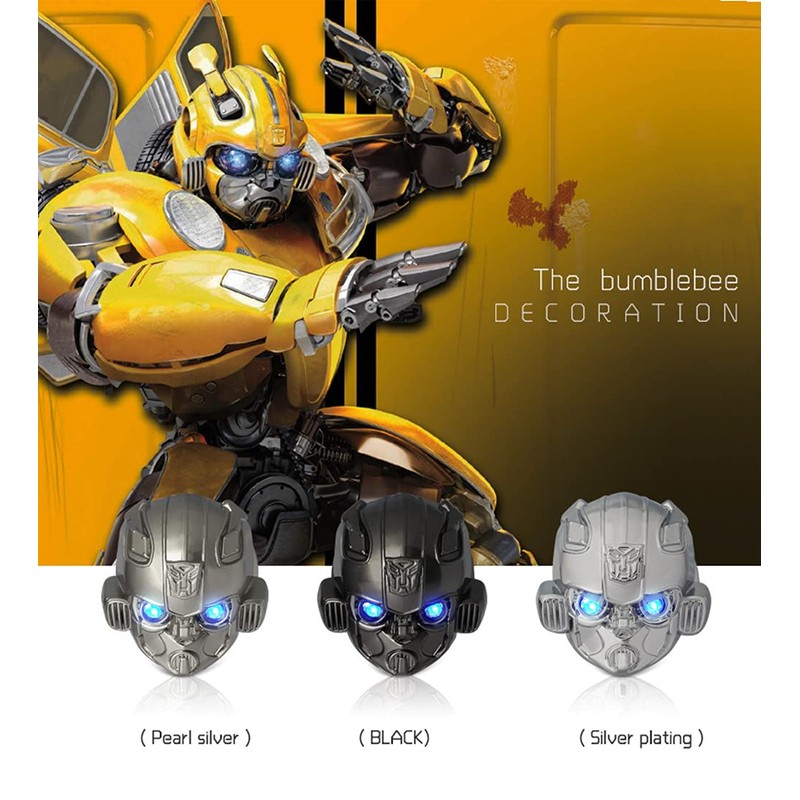 Qirc Car One-key Start Button Cover, Bumblebee Car Engine Start-stop