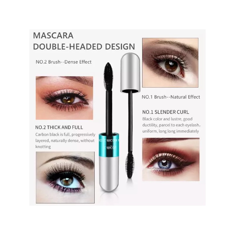 Lashy Cosmetic 2팩 래시 코스메틱 마스카라 5배 더 긴 블랙