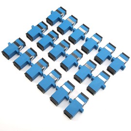 Acoplador SCSC de Fibra Óptica, 50 Piezas, Adaptador de Brida SC, Conector Industrial para Cables de Audio