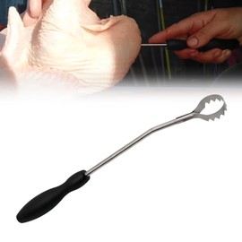 CNQLIS Lung Remover Tool for Easy Evisceration of Poultry Lungs Suitable for Eviscerating Chicken and Ducks Rubber Handle Easy Clean Materials