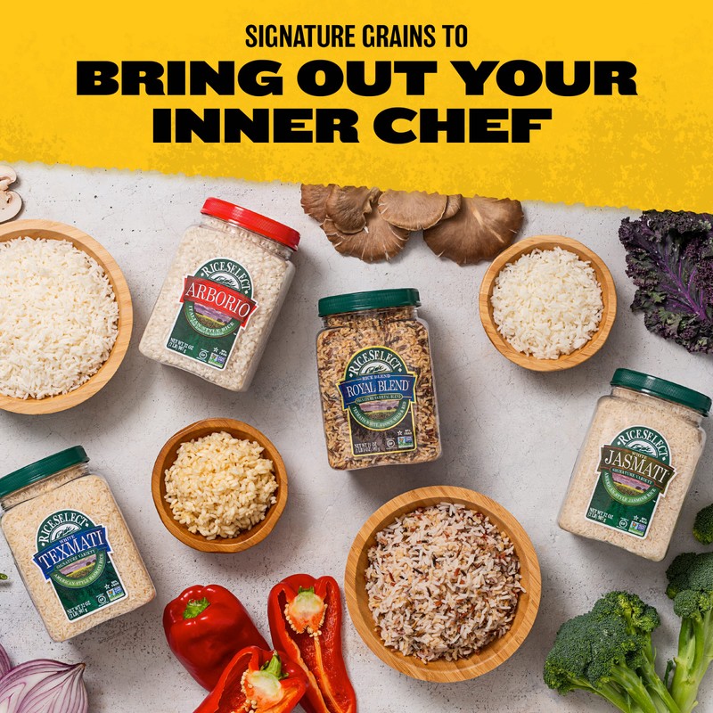 RiceSelect Jasmati Rice, Long-Grain Jasmine Rice, Premium Gluten Free Rice,