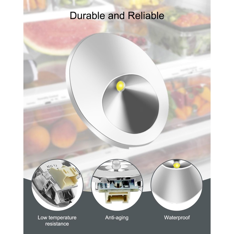 WR55X11132 Refrigerator Led Light Bulb and Cover Assembly Replace WR55X25754