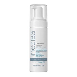Neziba - Limpiador Facial en Espuma con Ácido Salicílico, Niacinamida y Zinc PCA para Control de Grasa y Limpieza Profunda, Piel Mixta a...