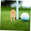 SUPVOX Golf Divot Tool 8-Piece Bamboo Fork Set Ball Marker