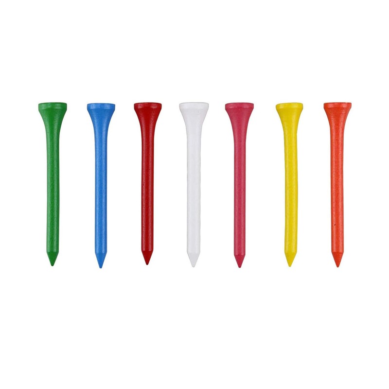 KOFULL Professional Golf Wooden Tees Golf Tees Wooden Size 54mm(2-1/8")