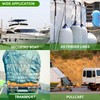 Dock Lines Boat Ropes for Docking 3/8" x15' Double Braided