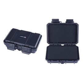 Lykus HC-1410 Mini Hard Case Dry Box with Foam Insert, Interior Size 5.5x3.5x1.5 inch, IP66 Splash-Proof