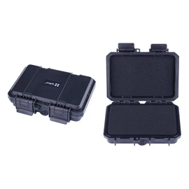 Lykus HC-1410 Mini Hard Case Dry Box with Foam Insert, Interior Size 5.5x3.5x1.5 inch, IP66 Splash-Proof
