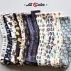 Gymmaster Socks, Thick, Middle Length, Happy Paint, Total Pattern, Non-Slip,